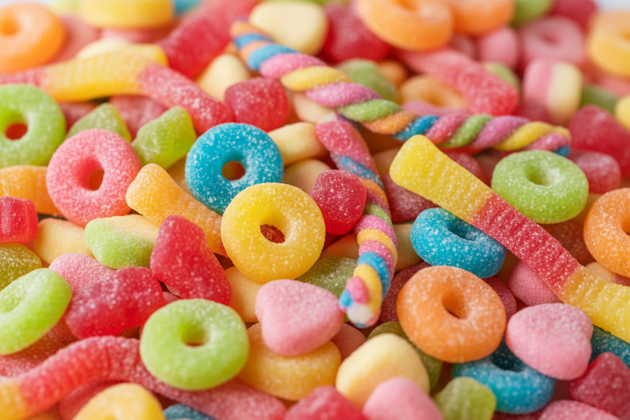 pick n mix candy close up