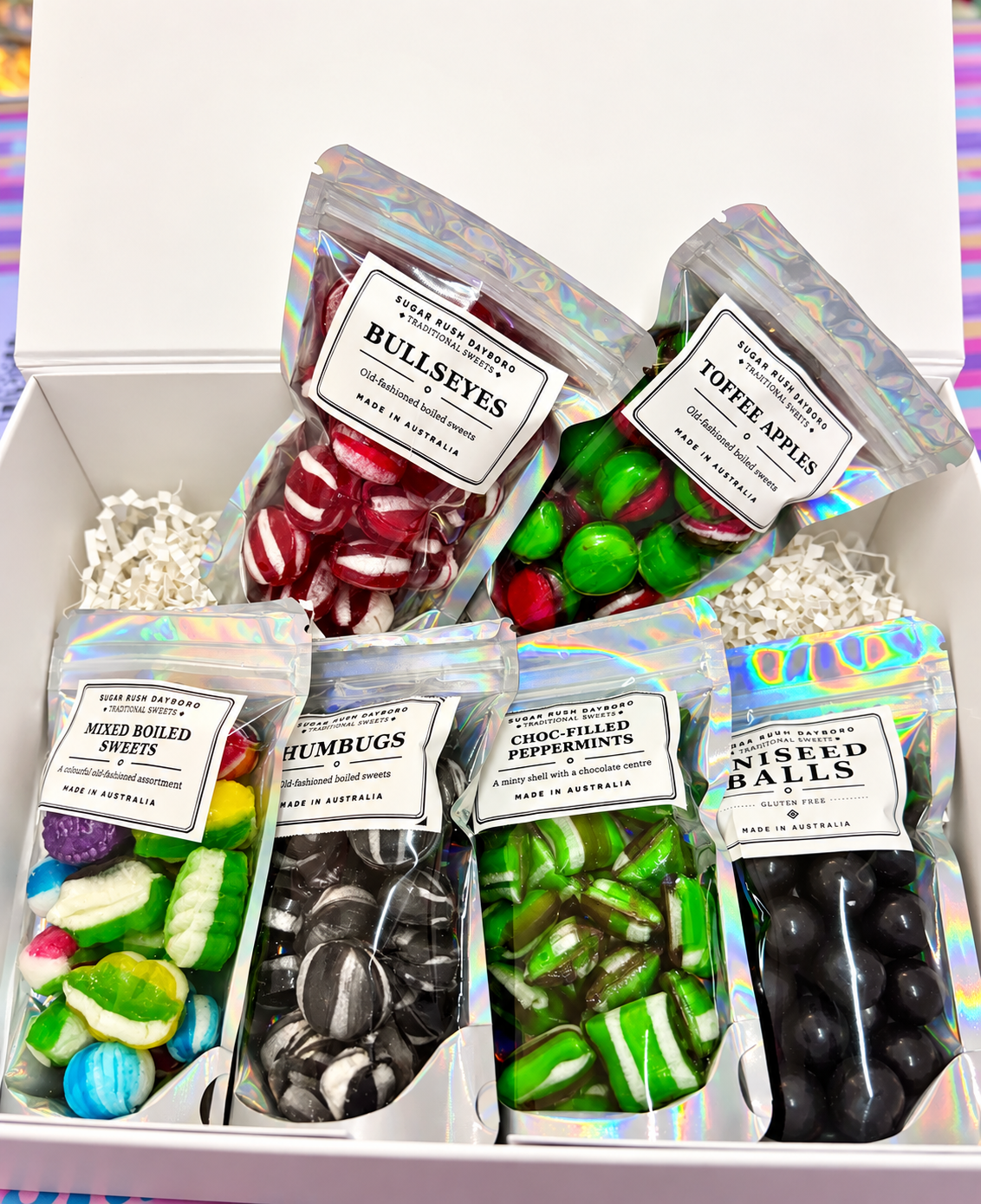 Traditional Lolly Gift Box - Sugar Rush Dayboro – lolly gift box from Sugar Rush Dayboro