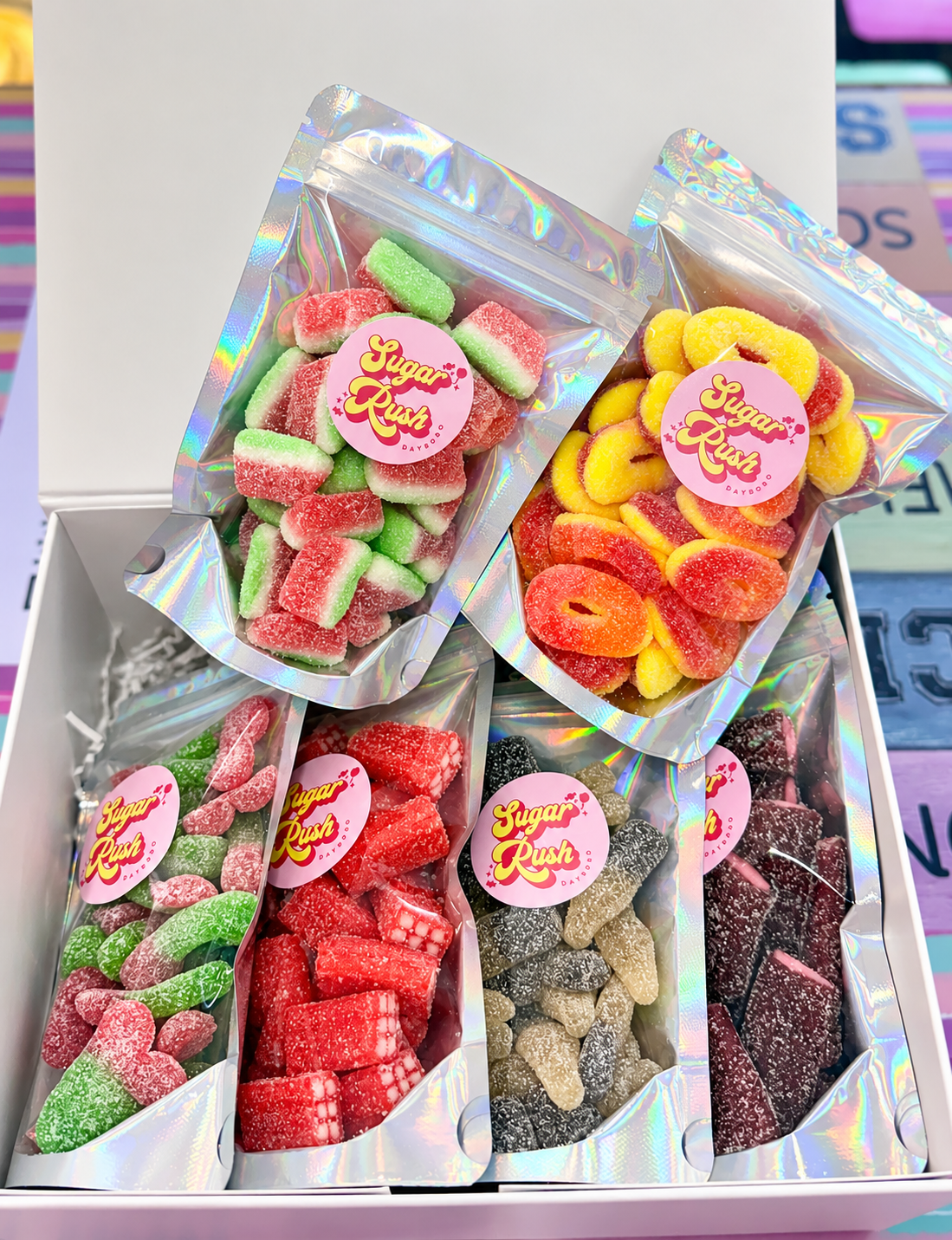 Sour Lolly Gift Box - Sugar Rush Dayboro – lolly gift box from Sugar Rush Dayboro