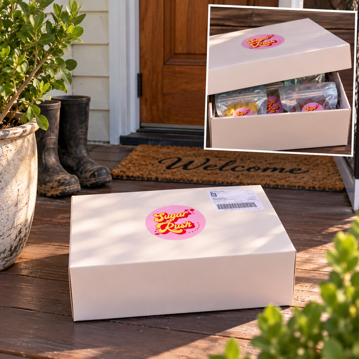 Mixed Lolly Lovers Gift Box - Sugar Rush Dayboro