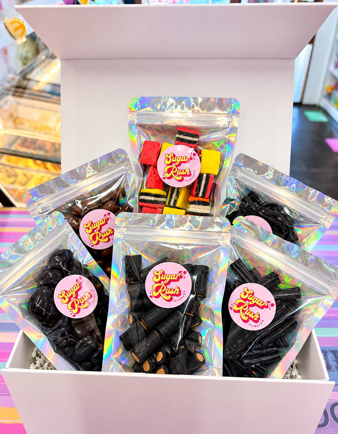 Liquorice Lovers Gift Box – Sugar Rush Dayboro