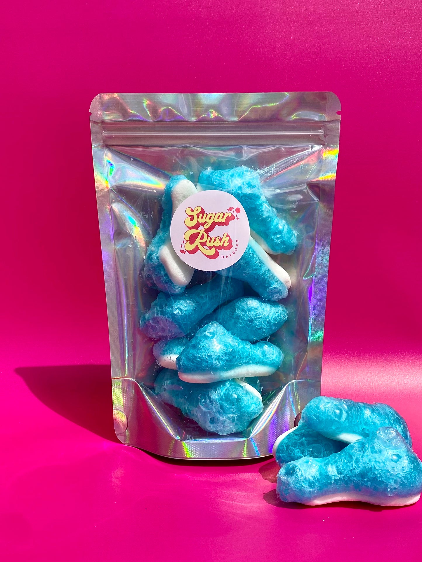 Freeze Dried Gummi Sharks