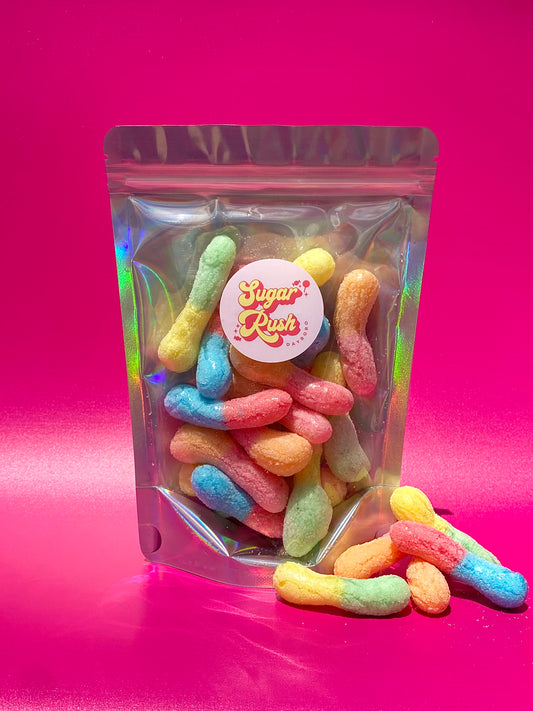 Freeze dried Gummi Worms