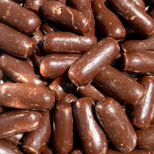 Dark Chocolate Licorice Bullets candy from Sugar Rush Dayboro