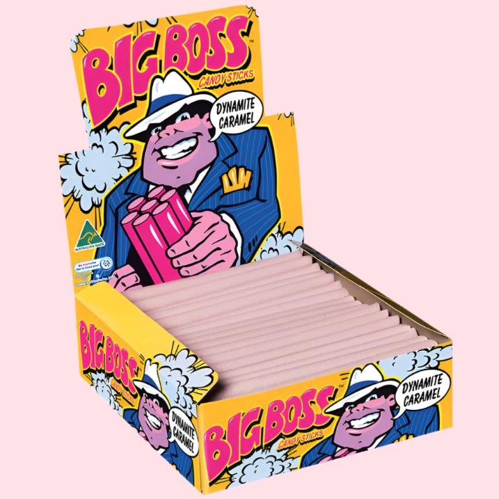 Big Boss Caramel Candy Sticks candy from Sugar Rush Dayboro